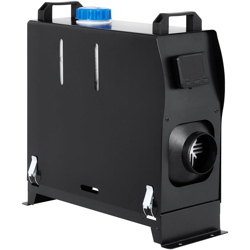 VEVOR 8KW dīzeļa gaisa sildītājs, 12V, viengabala stāvvietas sildītājs ar vienu izplūdes atveri, melnu LCD slēdzi un ātru uzsildīšanu, piemērots RV, kravas automašīnām, laivām, autobusiem, automašīnām, piekabēm un kemperiem.