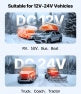 12V/24V 8 kW VEVOR Built-in Diesel Heater – Colour Display, Remote Control, 10 L Tank