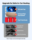 Dīzeļdegvielas gaisa sildītājs 8 kW 12-24 V ar LCD slēdzi