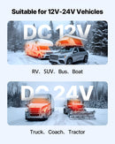 Dīzeļdegvielas gaisa sildītājs 8 kW 12-24 V ar LCD slēdzi