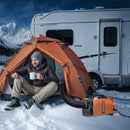 Dīzeļdegvielas gaisa sildītājs 8 kW, DC 12-24 V, portatīvs ātrās uzsildes sildītājs ar tālvadības pulti un kvadrātveida krāsainu digitālo displeju, zema trokšņa līmeņa, piemērots kemperiem, kravas automašīnām, laivām un piekabēm