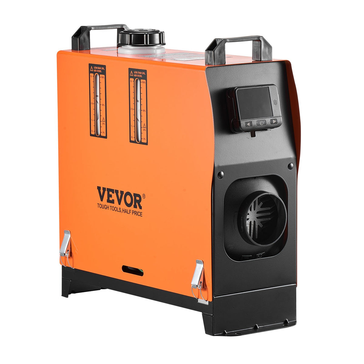 12V/24V 8 kW VEVOR Built-in Diesel Heater – Colour Display, Remote Control, Voice Alerts
