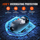 VEVOR 12V 8KW dīzeļa gaisa sildītājs ar LCD displeju un tālvadības pulti: automobiļiem, autobusiem, kemperiem un iekštelpām