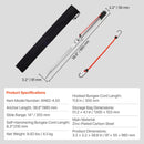 VEVOR smilšu enkurs laivām, 90 cm bīdāms krasta enkuris–spieķis, cinkota oglekļa tērauda laivu krasta enkurs, paredzēts seklam ūdenim un pludmalēm, ūdensmotociklu, PWC, pontonu un kajaku nostiprināšanai smiltīs un sēkļos.