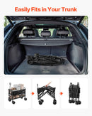 Salokāms divstāvu ratiņkomplekts, 300 l, 204 kg kravnesība