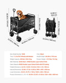 Salokāms divstāvu ratiņkomplekts, 300 l, 204 kg kravnesība