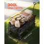 VEVOR Saliekami dārza ratiņi 300 l, 204 kg kravnesība