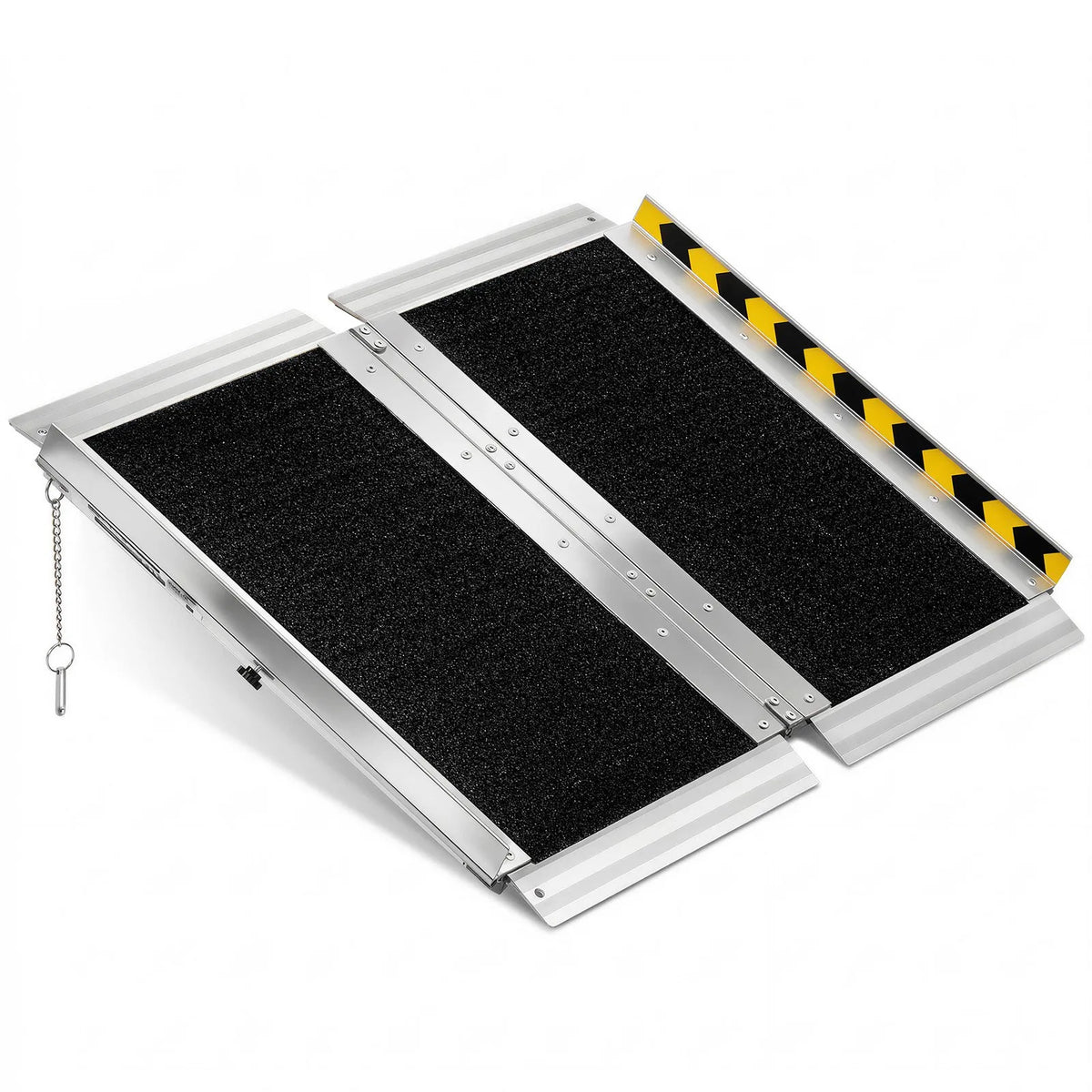 VEVOR Folding Aluminium Wheelchair Ramp 61 cm, up to 363 kg, Non-slip