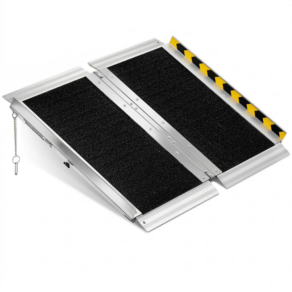 VEVOR Folding Aluminium Wheelchair Ramp 61 cm, up to 363 kg, Non-slip