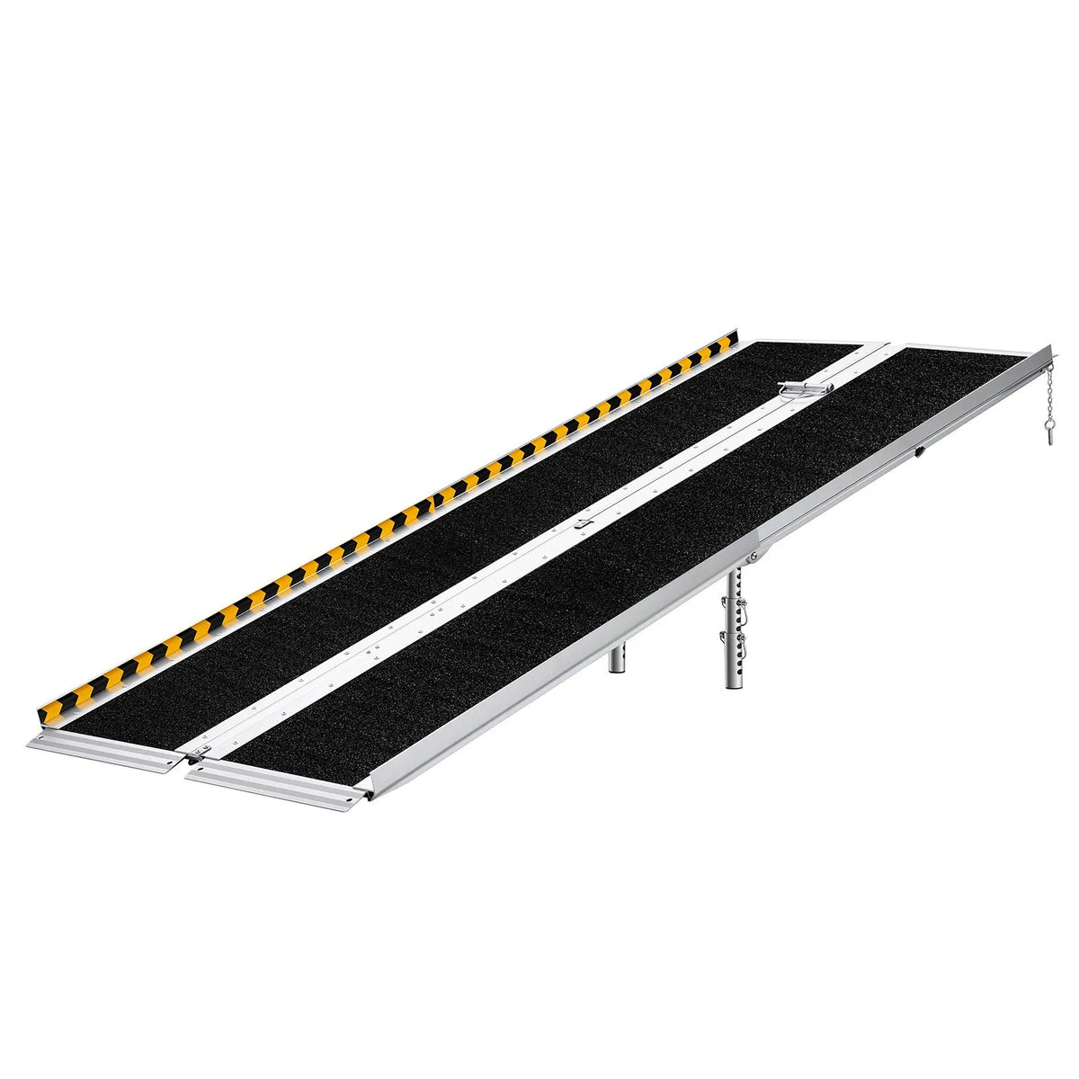 VEVOR Folding Aluminium Wheelchair Ramp 213 cm, up to 363 kg, Non-Slip