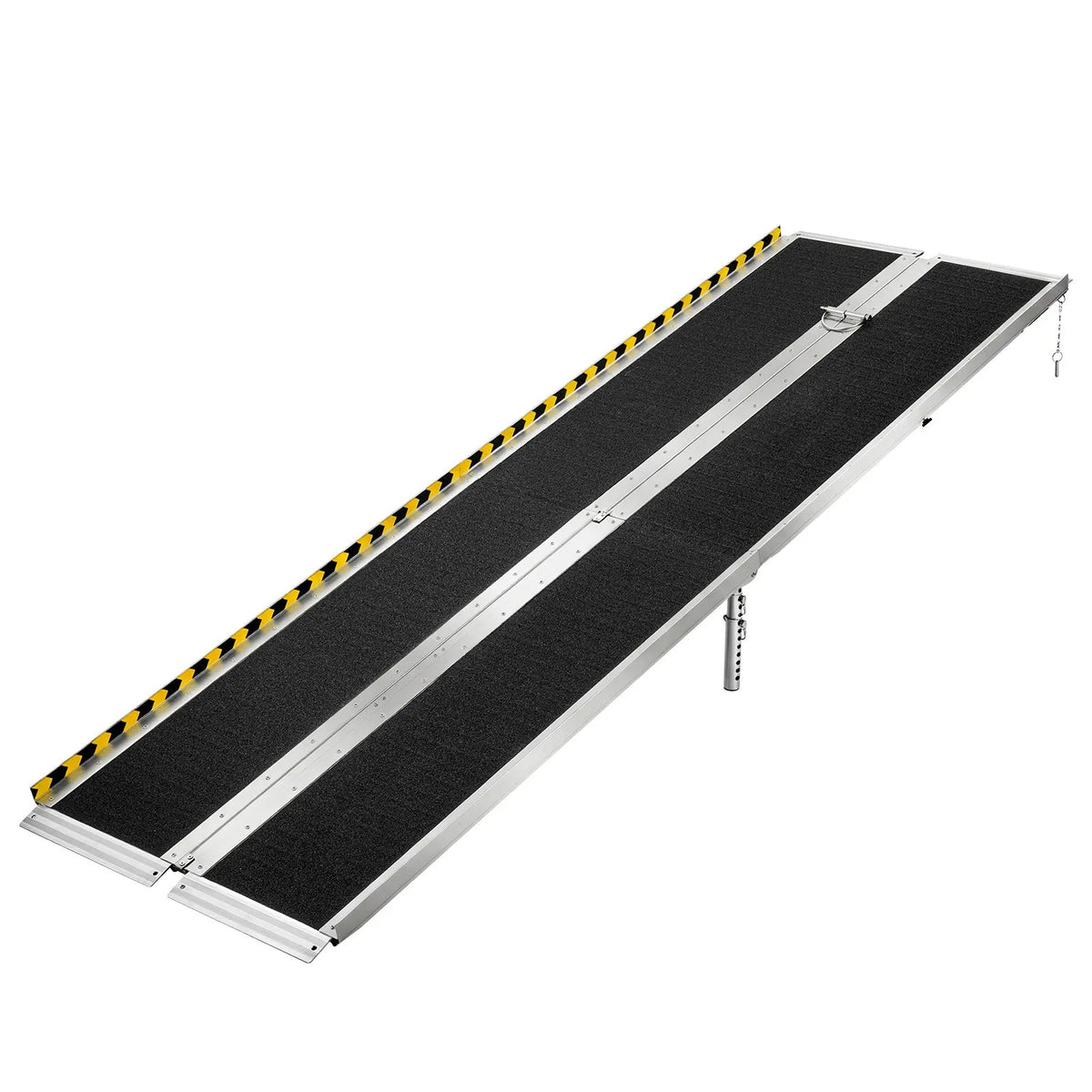 VEVOR Folding Aluminium Wheelchair Ramp 244 cm, up to 363 kg, Non-Slip