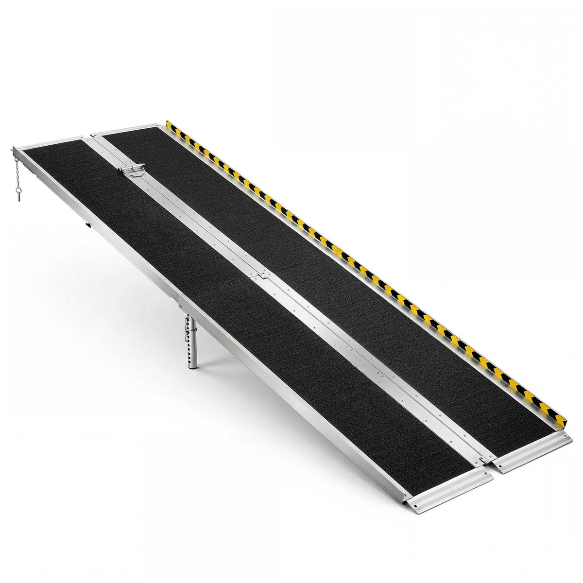 VEVOR Folding Aluminium Wheelchair Ramp 244 cm, up to 363 kg, Non-Slip