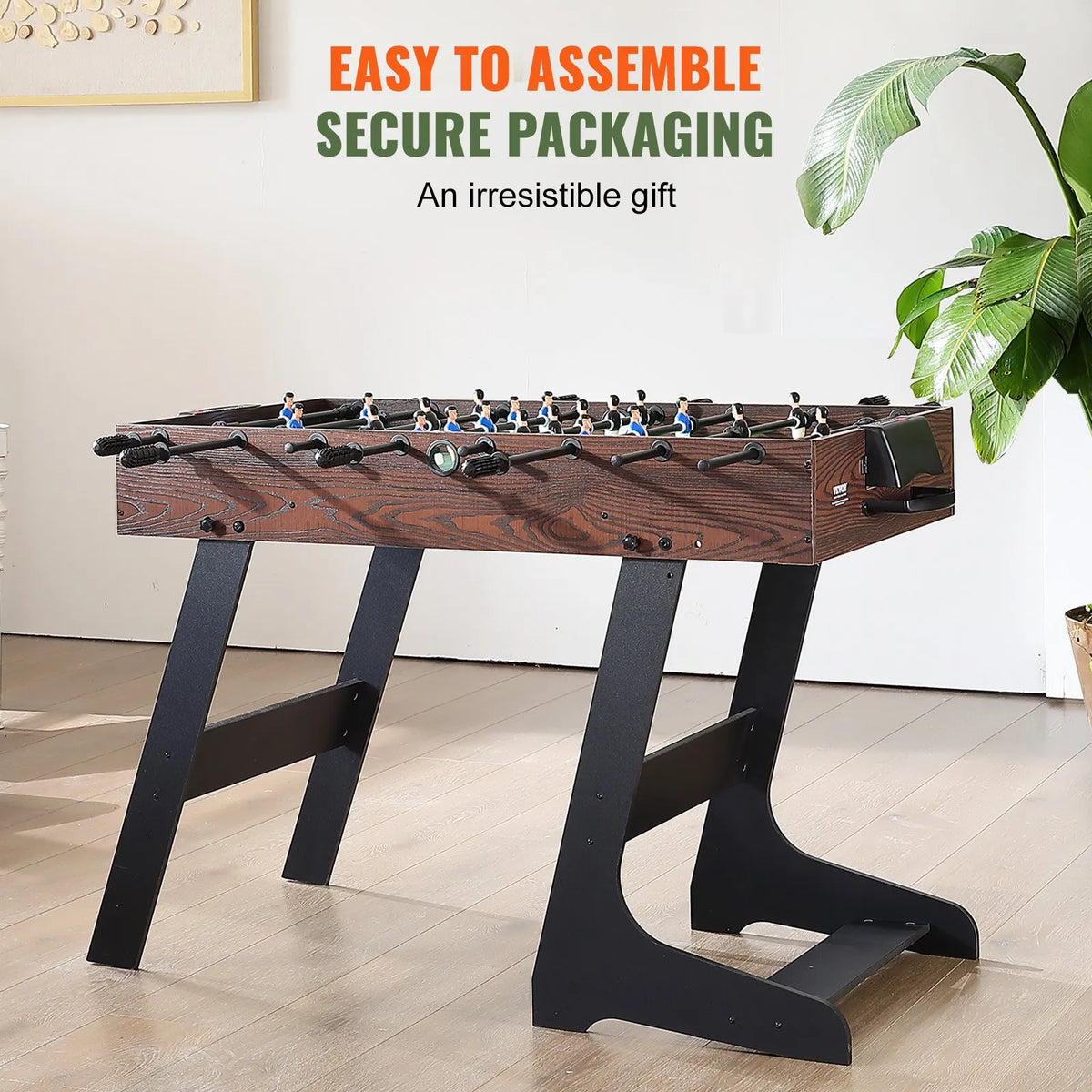 VEVOR Foldable Table Football Game 107 cm with 2 Balls