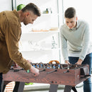 VEVOR salokāms galda futbola galds 107 cm, pilna izmēra iekštelpu modelis mājai, ģimenei un spēļu telpai, komplektā 2 bumbiņas