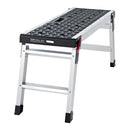 VEVOR salokāma darba platforma 910 x 310 mm, alumīnija pakāpiens 420 mm augstumā, nestspēja 226,8 kg, darba sols ar drošības fiksatoriem remontam, krāsošanai un mājas darbiem