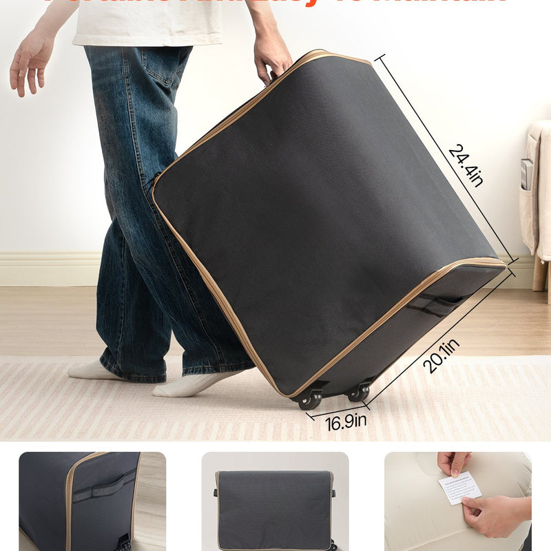 VEVOR piepūšamais gultas matracis ar rāmi un sūkni, 1 personai, kempingam, līdz 136 kg noslodzei