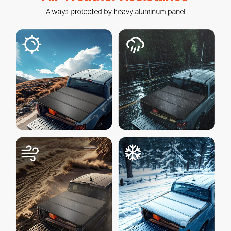 VEVOR trīsdaļīgais kravas kastes pārsegs Toyota Tundra (2014-2024)