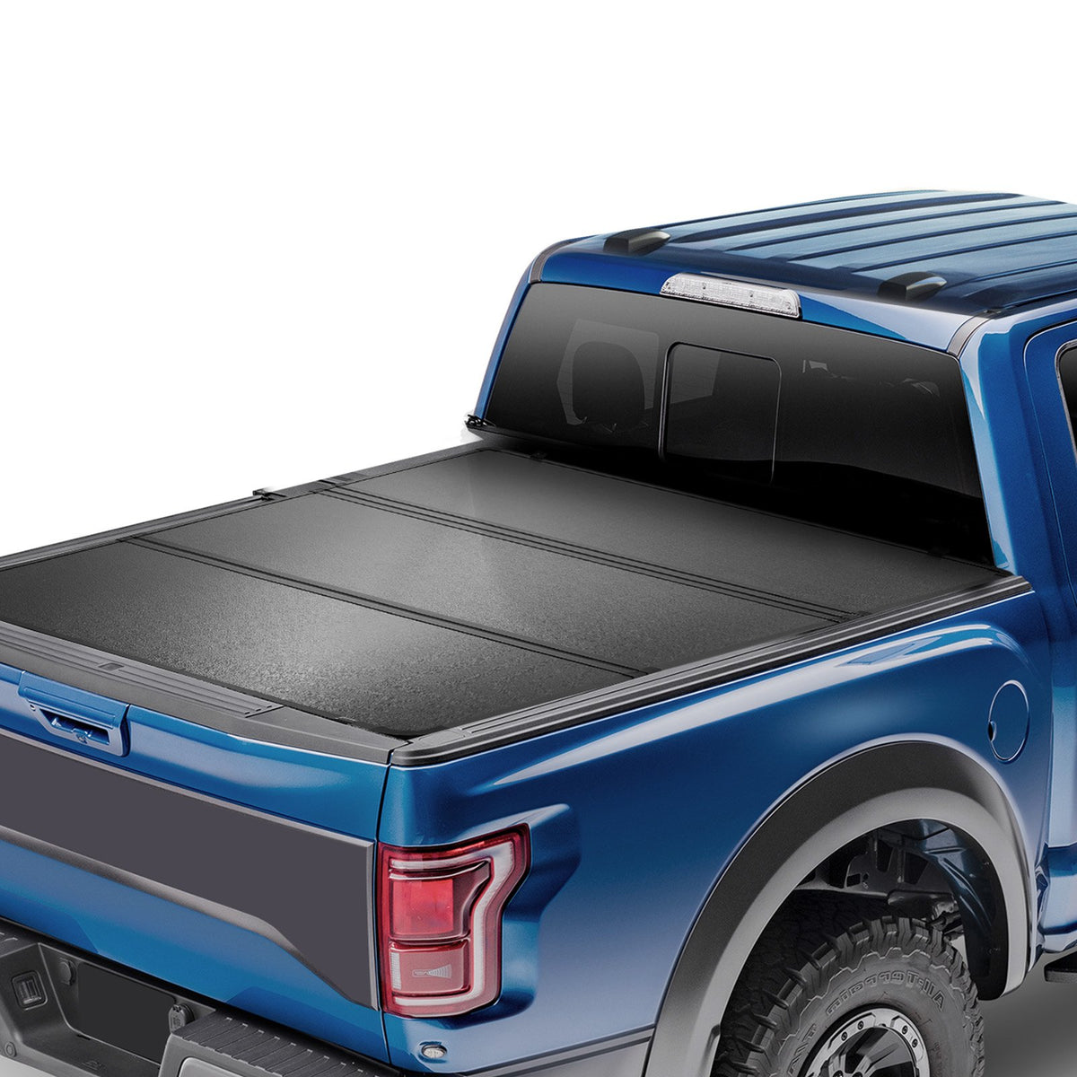 VEVOR Tri-Fold Tonneau Cover with LED Lighting Ford F-150 (2015–2024)