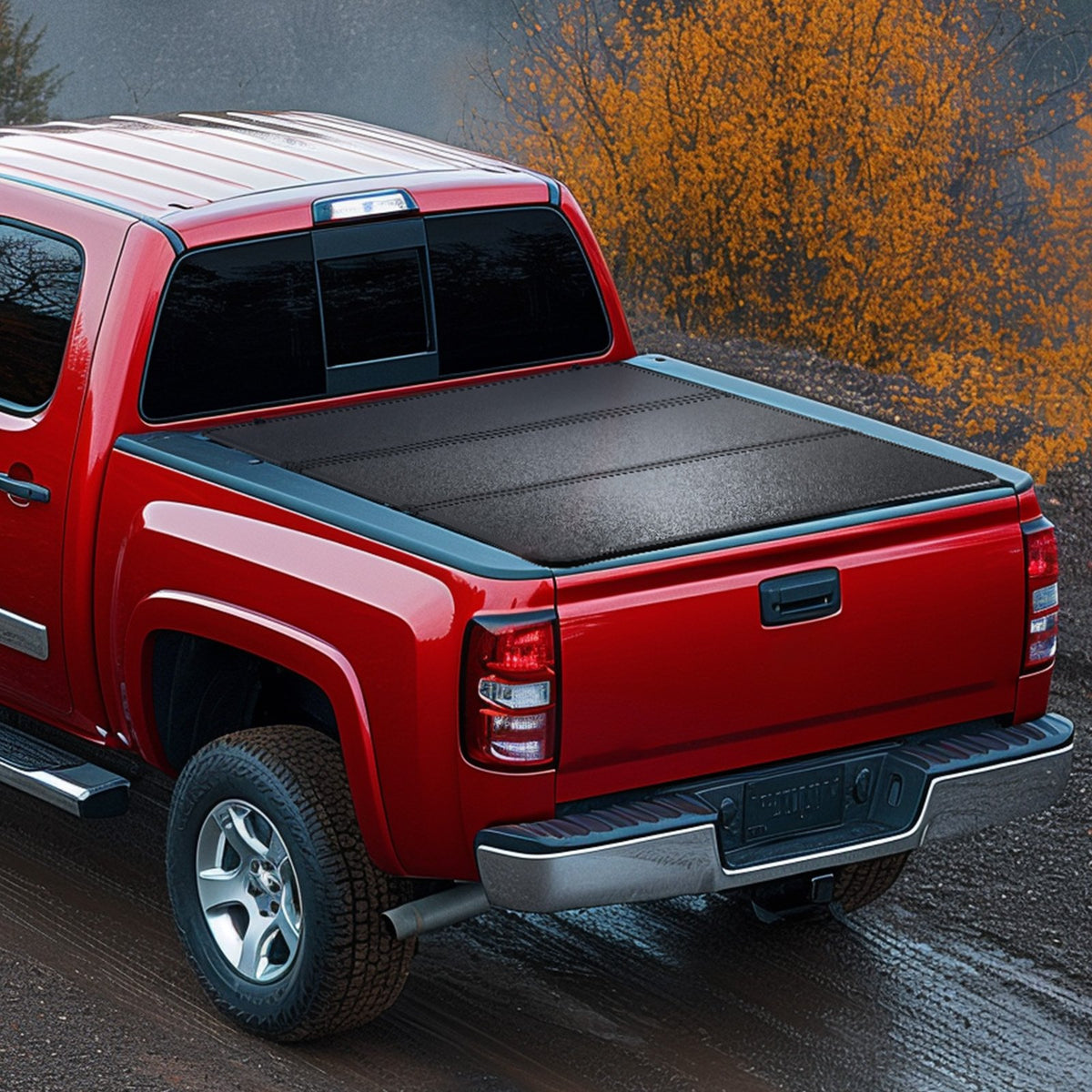 VEVOR Tri-Fold Tonneau Cover for Chevy Silverado / GMC Sierra 1500 (2019–2024)