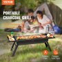 VEVOR saliekamais kompaktais BBQ grils – pārnēsājams grils āra ceļojumiem un kempingam