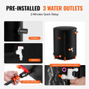 Salokāma lietusūdens tvertne 380 l ar jaucējkrāniem un pārplūdes komplektu