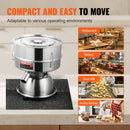 VEVOR Elektriskā vibrējošā sietu mašīna ar 40+60 acīm, automātiskais sietotājs un trīskāršotājs