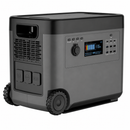 Piegāde līdz 14 dienām_SWALLE D5 mobilā LiFePO4 elektrostacija, 2500 W, 2160 Wh, 4000 W maksimālā jauda, 4 AC kontaktligzdas, MPPT, bezvadu uzlāde un 100 W USB-C