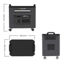 Piegāde līdz 14.dienām_ASGOFT mobilā LiFePO4 elektrostacija, 3300 W, 3300 Wh, 230 V, tīra sinusoidāla izeja, MPPT un saules uzlāde līdz 1200 W