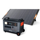 PowerMax 6000 mobilā LiFePO4 elektrostacija ar PM400 Pro 400 W salokāmo saules paneli, 6000 W, 3600 Wh, UPS, Wi-Fi un Bluetooth