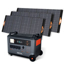 PowerMax 6000 mobilā LiFePO4 elektrostacija ar PM400 Pro 400 W salokāmo saules paneli, 6000 W, 3600 Wh, UPS, Wi-Fi un Bluetooth