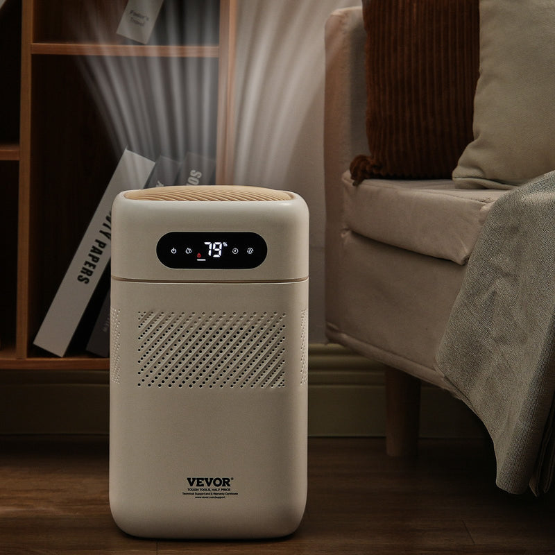 VEVOR 5 L tvaika gaisa mitrinātājs guļamistabai līdz 50 m²