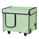 VEVOR paaugstināta apsildāma kaķu mājiņa ar sildīšanas paliktni, zaļa (S)