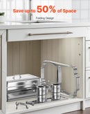 VEVOR 2 gab. 8 L taisnstūra bufetes trauku komplekts, nerūsējošais tērauds