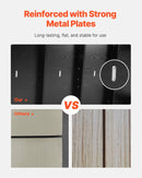 VEVOR taisnstūra ēdamgalds, 160 cm garš liels koka galds 4–6 personām, moderna dizaina ēdamistabas mēbele vai konferences galds ar 150 kg nestspēju, piemērots virtuvei, viesistabai vai birojam, melns (tikai galds)