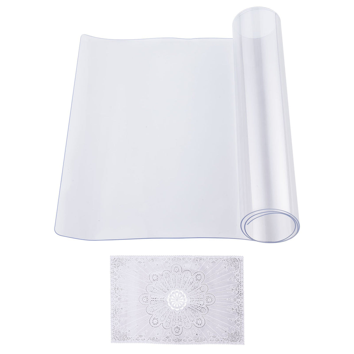 VEVOR PVC Table Protector 40 × 80 cm, 1.5 mm, Transparent, Water-Resistant