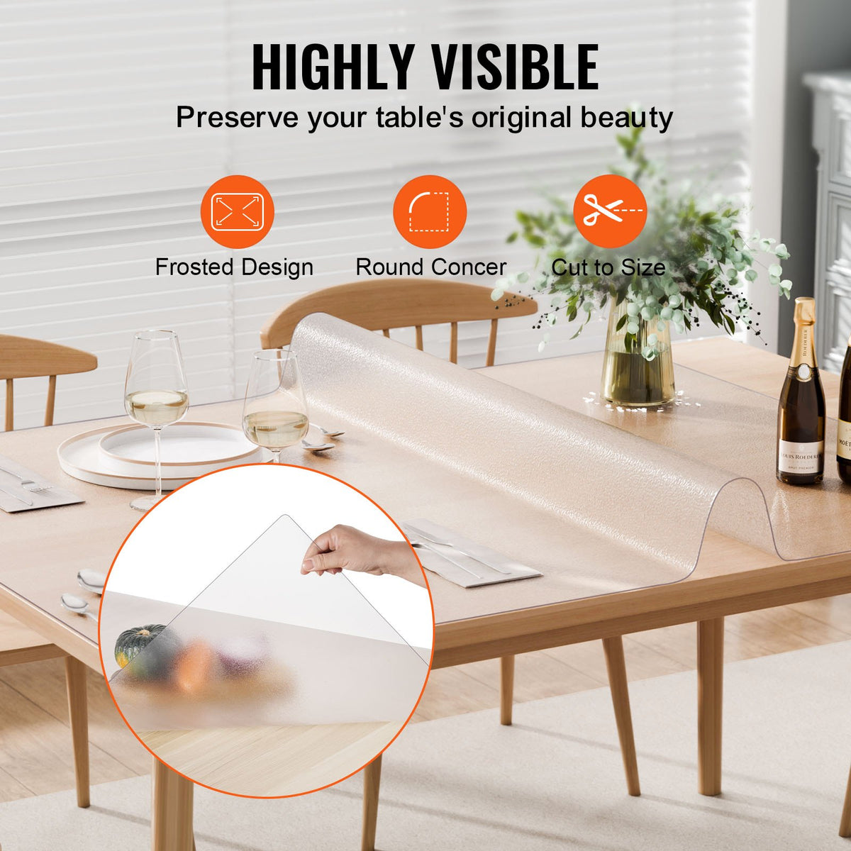 VEVOR PVC lauakate 91 × 152 cm, 1,5 mm, matt, veekindel