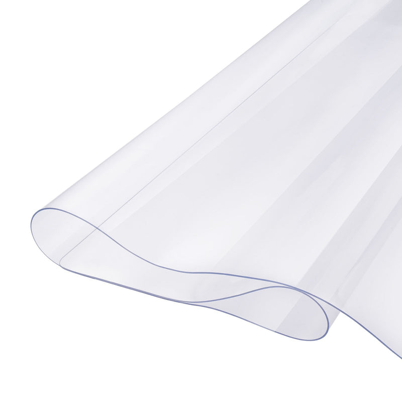 VEVOR PVC galda aizsargs, 100 x 150 cm, caurspīdīgs plastmasas pārklājs, 1,5 mm biezs