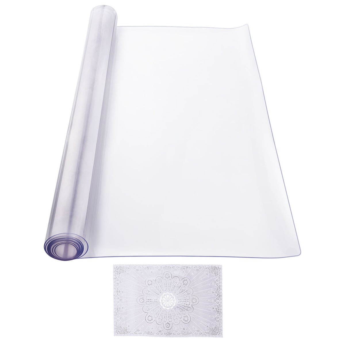VEVOR PVC lauakate 107 × 152 cm, 2 mm, läbipaistev, veekindel