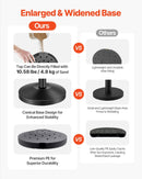 VEVOR barjeras stabi 8 gab., rindas organizēšanas sistēma ar 8 izvelkamām lentēm un 2 zīmju turētājiem, oglekļa tērauda stabi ar smiltīm pildāmu pamatni, pasākumiem, kāzām un izstādēm