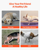 VEVOR suņu muguras balsts IVDD atbalstam, ortopēdisks regulējams muguras korsetes balsts ar atstarojošu apdari, mugurkaula atbalsts sāpju mazināšanai un pirms/pēcoperācijas aprūpei