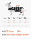 VEVOR suņu muguras balsts IVDD atbalstam, ortopēdisks regulējams muguras korsetes balsts ar atstarojošu apdari, mugurkaula atbalsts sāpju mazināšanai un pirms/pēcoperācijas aprūpei