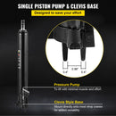 VEVOR hidrauliskais garais rāmja domkrats, 3 t celtspēja, ar vienvirzuļa sūkni un Clevis tipa pamatni, manuālais dzīvotājkrēsls ar rokturi, piemērots garāžas/darbnīcas krāniem, dzinēja pacelšanai, melns