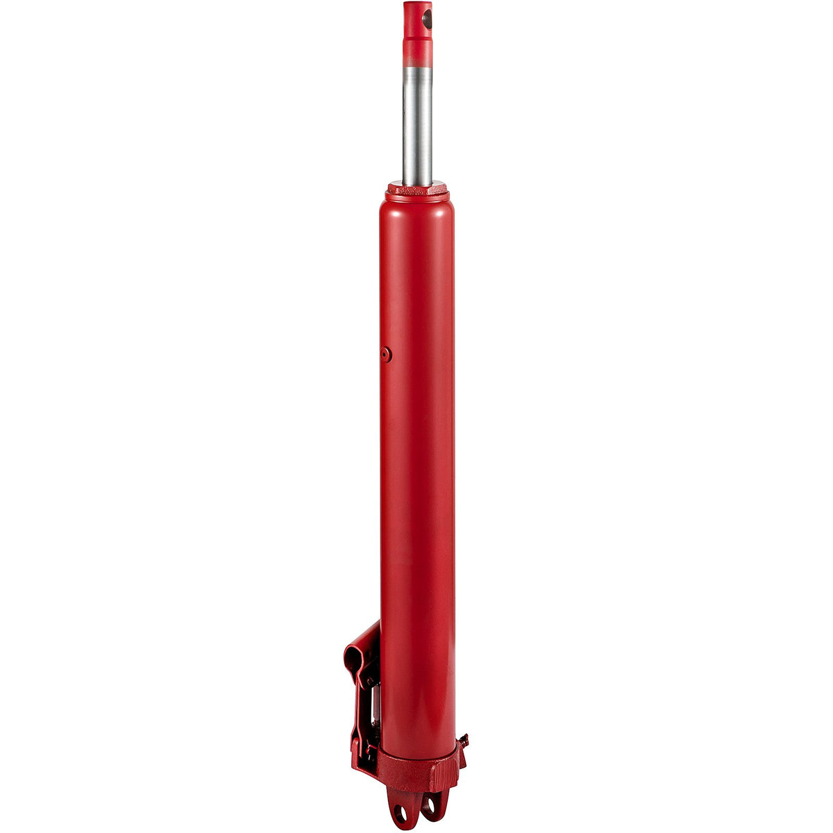 VEVOR Hydraulic Long Frame Jack, 3 t Lifting Capacity, Single Acting Pump, Clevis Base, Manual Trolley Jack with Handle, Red
