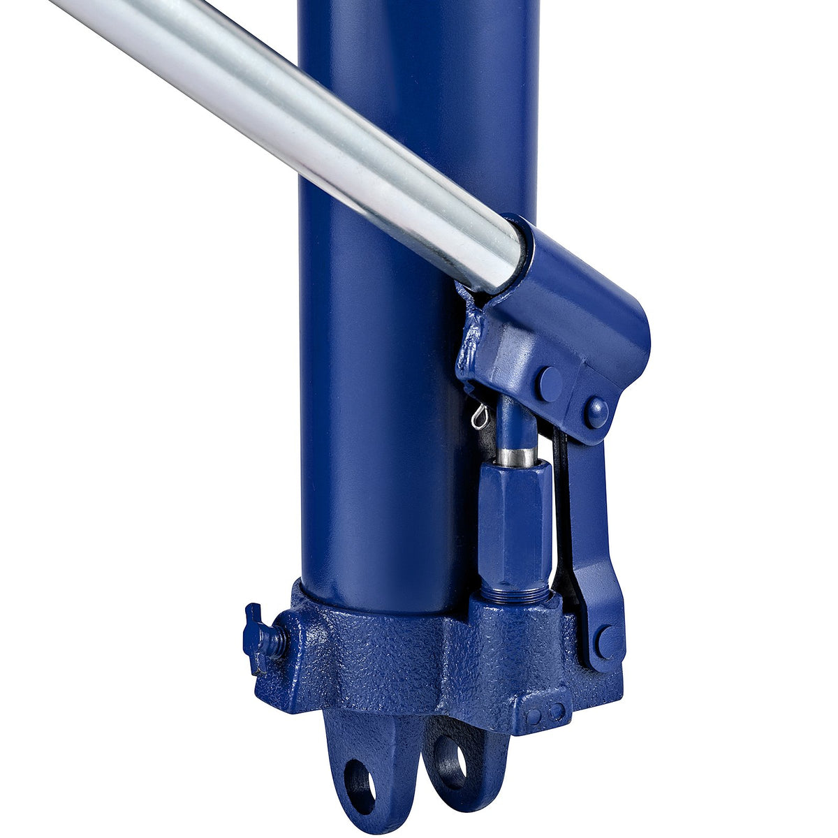 VEVOR Hydraulic Long Jack, 8 t Lifting Capacity, with Single-Acting Pump and Hook Base, Manual Trolley Jack with Handle, Suitable for Garages/Workshops, Engine Lifting, Blue