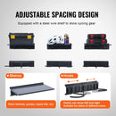 Pie sienas stiprināms veloturētājs ar 3 plauktiem 6 velosipēdiem