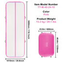 2 gab. Air Track komplekts – piepūšams akrobātikas vingrošanas paklājs ar pumpi