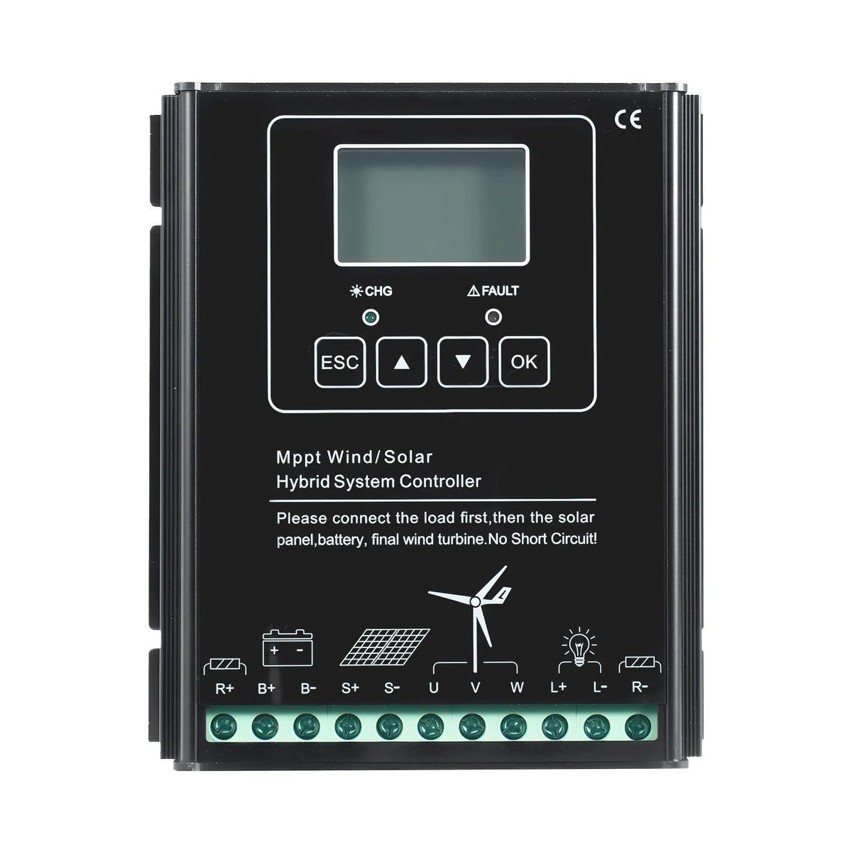 VEVOR Solar + Wind Kit 400W — 2 Panels, 200W Turbine