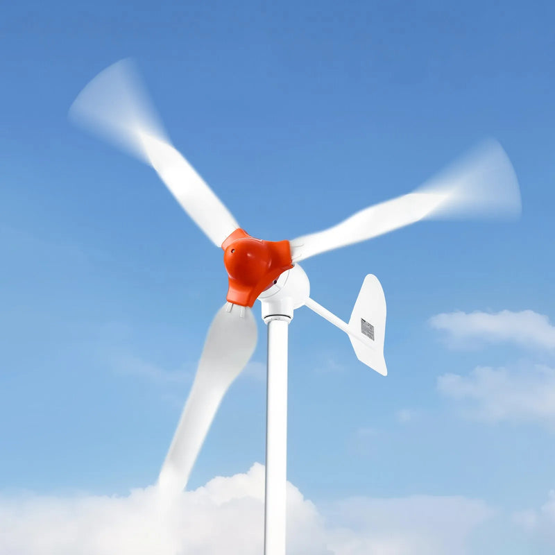 VEVOR 24 V 1000 W saules un vēja enerģijas komplekts ar 6 × 100 W monokristāliskiem paneļiem, 400 W turbīnu ar kontrolieri, 25,6 V 100 Ah LiFePO₄ akumulatoru un 24 V 3000 W hibrīdo invertoru mājām, laivām, namiņiem, saimniecībām