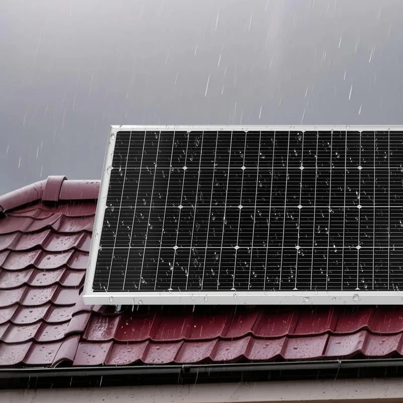 VEVOR 400 W pilns saules enerģijas komplekts ar 2 × 200 W monokristāliskajiem paneļiem, 12,8 V 100 Ah LiFePO₄ akumulatoru, 40 A MPPT uzlādes kontrolieri un 1000 W invertoru mājai, kemperiem, laivām un autonomām sistēmām