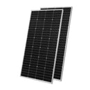 VEVOR 400 W pilns saules enerģijas komplekts ar 2 × 200 W monokristāliskajiem paneļiem, 12,8 V 100 Ah LiFePO₄ akumulatoru, 40 A MPPT uzlādes kontrolieri un 1000 W invertoru mājai, kemperiem, laivām un autonomām sistēmām